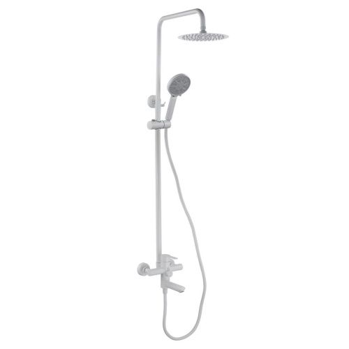 Душевая стойка Fashun A52401N-8A настенная цвет белый - фото 2