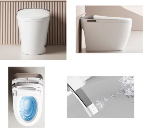 Унитаз приставной Cerutti SPA CT10616 белый с сиденьем микролифт безободковый смыв торнадо - фото 2