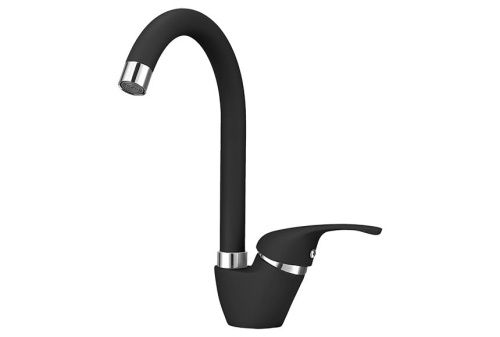 Смеситель для кухни Granula 1024, ТУРМАЛИН на мойку черный - фото 2