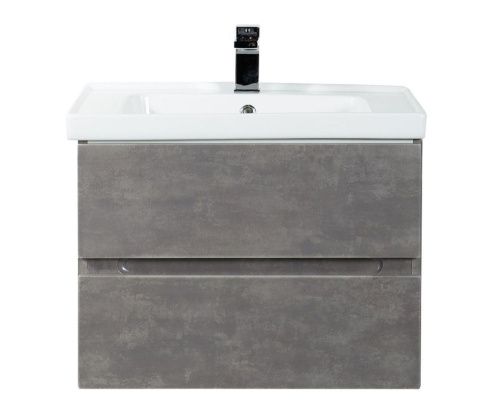 Тумба под раковину Art&Max TECHNO AM-Techno-700-2C-SO-FC305 70х50 подвесная цвет серый - фото 2