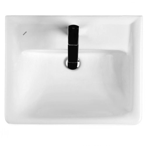 Раковина керамическая Onika Тигода 1WH302082 60х50 накладная цвет белый 1 отверстие под смеситель - фото 3