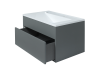 Тумба под раковину Uperwood Lotus 39340205462 80х50 подвесная цвет серый