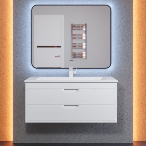 Тумба с раковиной Uperwood UPD Modul 393020552 100х50 цвет белый - фото 4