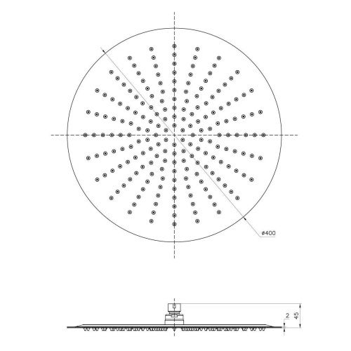Верхний душ LeMark LM9483S хром - фото 2