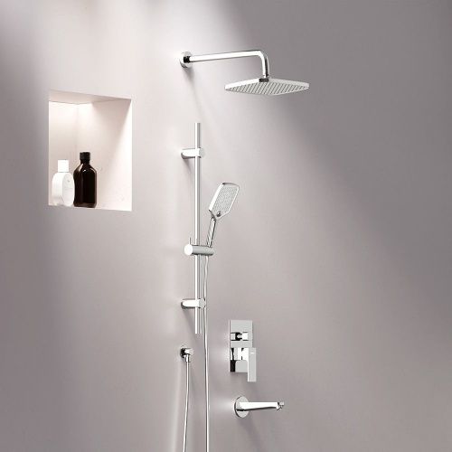 Душевая система Damixa Gala 953540000 встраиваемая в стену цвет черный - фото 3