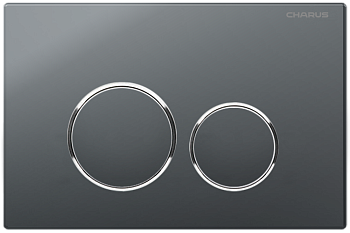 Клавиша смыва механическая CHARUS Spazio FP.330.GRP.01 цвет серый