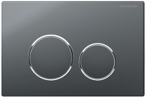 Клавиша смыва механическая CHARUS Spazio FP.330.GRP.01 цвет серый