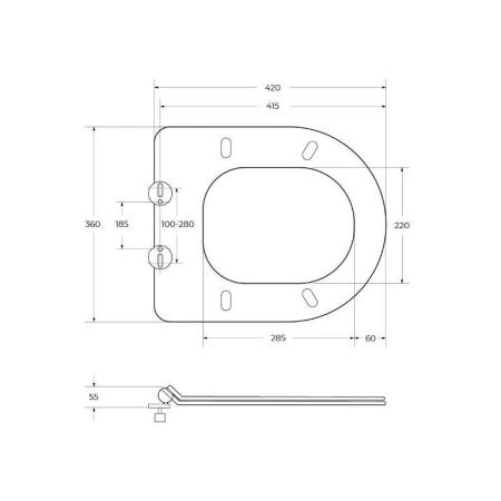 Крышка сиденье для унитаза BelBagno  BB2111SC