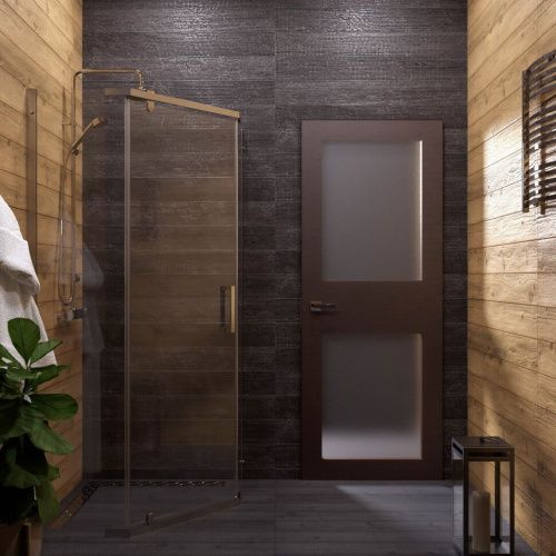 Душевой уголок Тритон Дека-Хром Щ0000053608 90х90 стекло прозрачное профиль хром без поддона - фото 3