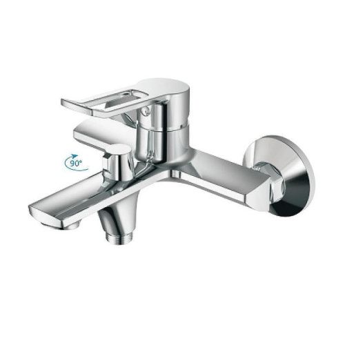 Смеситель для ванны и душа Haiba HB556 HB60556 настенный хром - фото 2