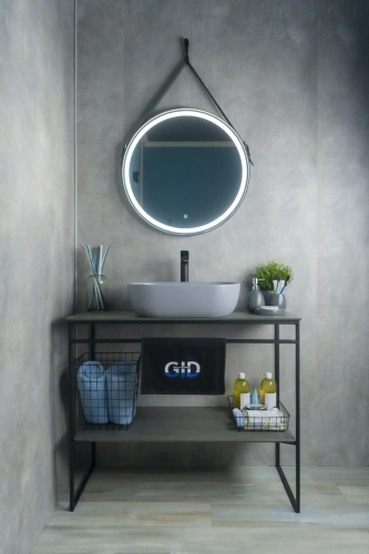 Раковина керамическая Gid Geométrico 53336 50х40 накладная цвет серый без отверстий под смеситель - фото 3