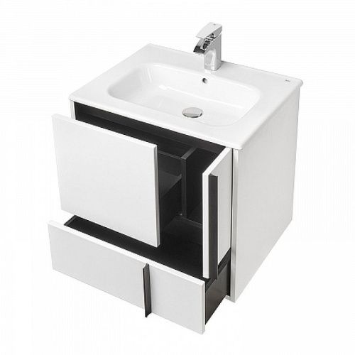 Тумба под раковину Aquaton Ривьера 1A238801RVX20 60х50 подвесная цвет белый - фото 3