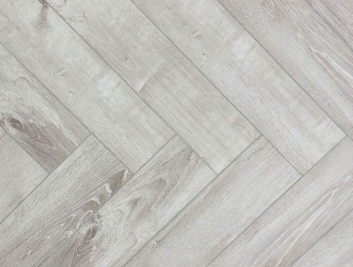 SPC ламинат CronaFloor Herringbone Дуб Страсбург H005 Т070825 толщина 0,45 см 42 класс 640х128 - фото 2