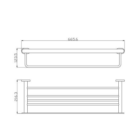 Полотенцедержатель RavSlezak Yukon YUA0704