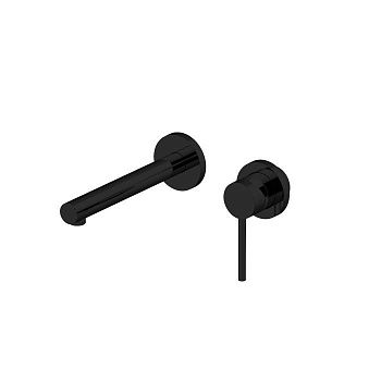 Смеситель для раковины Gattoni CIRCLE ONE 9037/90NO встраиваемый в стену черный