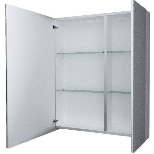 Зеркало-шкаф 1MarKa Соната У29559 80х80 подвесной цвет белый - фото 2