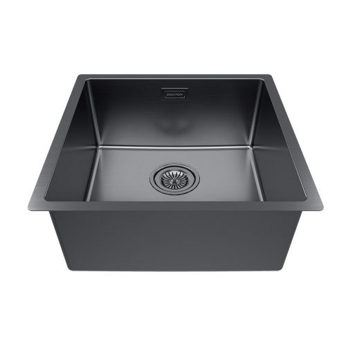 Кухонная мойка Paulmark LASSAN 44 UNI LA44-GM 40х40 цвет серый поверхность матовая - фото 2