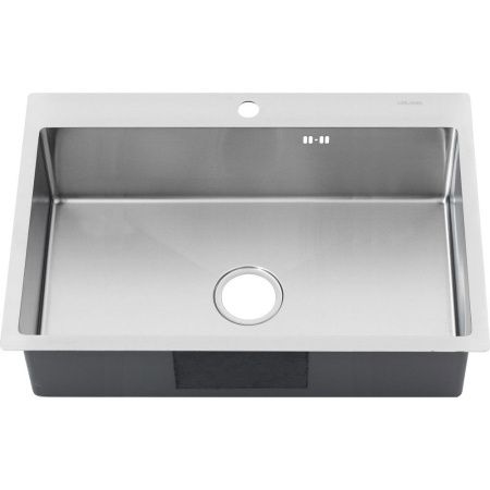 Кухонная мойка Melana ProfLine MLN-R7050H 70х50 цвет серый поверхность матовая