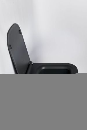 Чаша унитаза подвесная Galassia Meg11Pro 5486NEMT цвет черный без сиденья безободковая душевой смыв