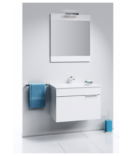 Тумба под раковину Aqwella Y Br.01.07/1/W 70х40 подвесная цвет белый - фото 2