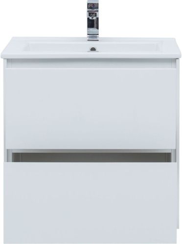 Тумба под раковину Aquanet Милан 00339965 60х50 подвесная цвет белый - фото 5