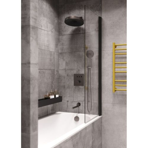 Душевая система Bronze de Luxe 1011GM встраиваемая в стену цвет серый с термостатом - фото 4