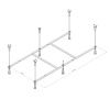 Каркас для ванны Am.Pm Func W84A-150-070W-R