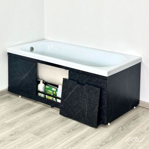 Экран под ванну Alavann Rita 75 см ALV0768004 торцевой МДФ черный - фото 4
