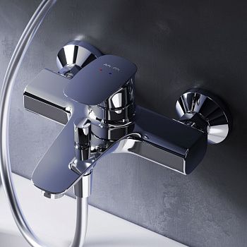 Смеситель для ванны и душа Am.Pm Spirit V2.1 F71A10000 настенный хром