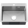 Кухонная мойка Melana ProfLine MLN-R5343H 55х45 цвет серый поверхность матовая