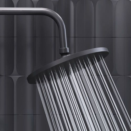 Верхний душ Damixa Jupiter 977050300 25х25 черный - фото 4