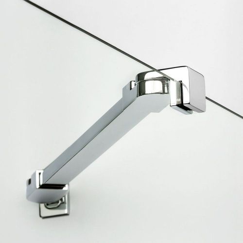 Душевая шторка на ванну New Trendy NEW SOLEO Chrome P-0027 120х140 стекло прозрачное профиль хром ориентация универсальная - фото 3