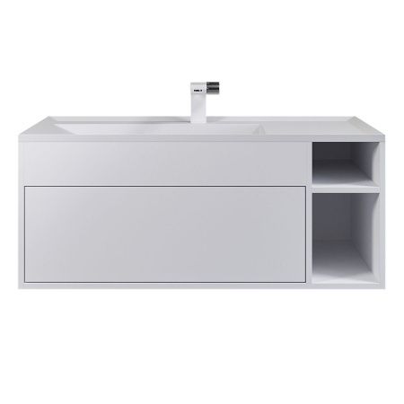 Тумба под раковину Uperwood Lotus 39340205463 100х50 подвесная цвет белый