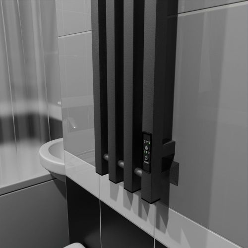 Полотенцесушитель электрический Altasan АргоЛюксПроф АргоЛюксПроф12021Г 20х120 серый - фото 4