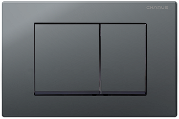 Клавиша смыва механическая CHARUS Minimalista FP.310.GRP.01 цвет серый