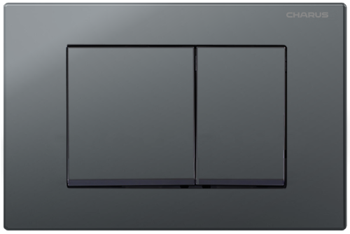 Клавиша смыва механическая CHARUS Minimalista FP.310.GRP.01 цвет серый