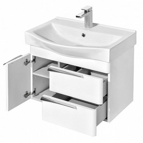 Тумба под раковину Aquaton Беверли 1A235301BV010 60х40 подвесная цвет белый - фото 3