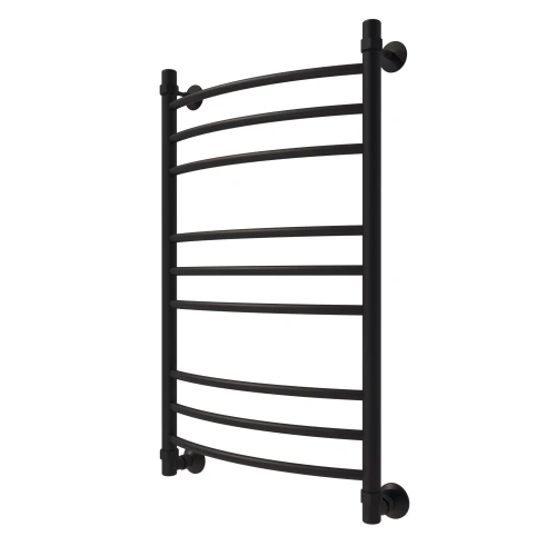 Полотенцесушитель водяной Veconi Nemi-A N8040B-A 40х80 черный