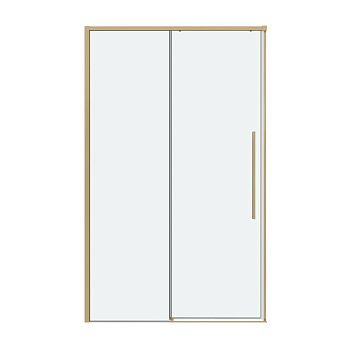 Душевая дверь Grossman Galaxy 100.K33.01.140.32.00 140х195 стекло прозрачное профиль золото