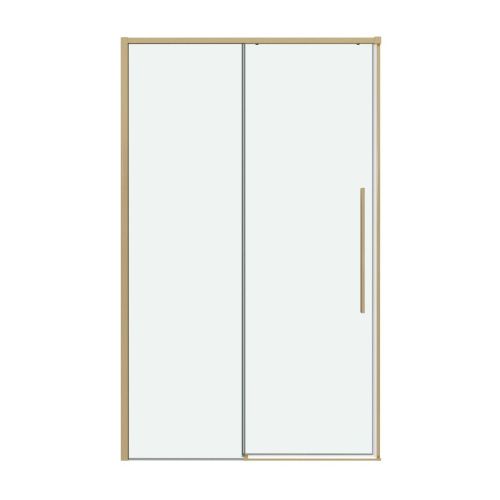 Душевая дверь Grossman Galaxy 100.K33.01.140.32.00 140х195 стекло прозрачное профиль золото