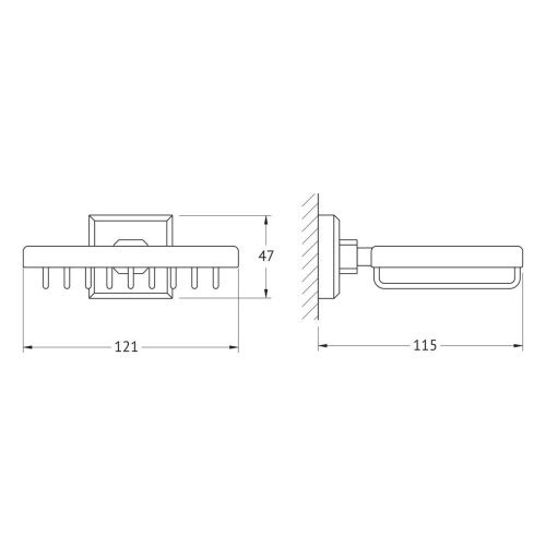 Мыльница Artwelle HAGEL 9924 - фото 2