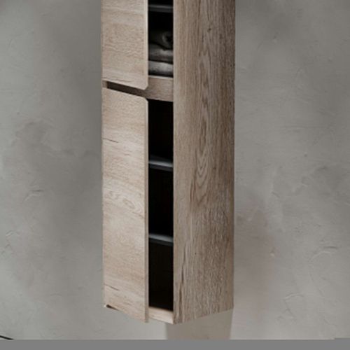 Шкаф-пенал Sancos Marmi 1.0/Marmi 2.0 PMR35EG 40х160 подвесной цвет коричневый - фото 5