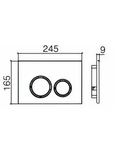Клавиша смыва механическая WeltWasser WW INS 10000005986 цвет хром - фото 2