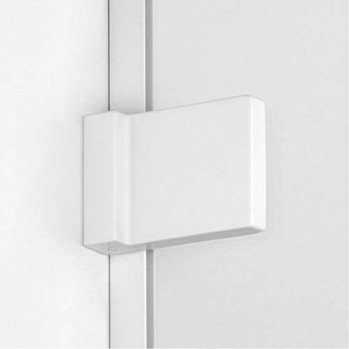 Душевая шторка на ванну New Trendy AVEXA White EXK-2964-WP 90х150 стекло прозрачное профиль белый ориентация универсальная - фото 4