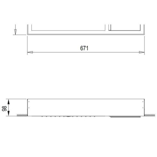 Внутренняя часть верхнего душа Fantini Acquadolce 69 00 L041A - фото 2