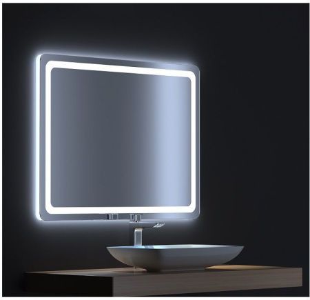 Зеркало с подсветкой De Aqua Смарт SMR 403 080 80х80 подвесное