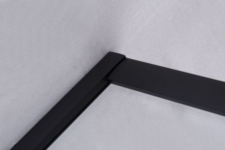 Душевой уголок Niagara Nova 68120812BLACK 120х80 стекло прозрачное профиль черный без поддона