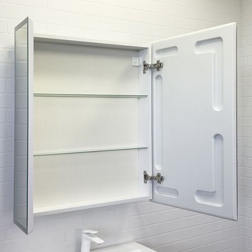 Зеркало-шкаф Comforty Классик 00-00013780CF 70х80 подвесной цвет белый - фото 4