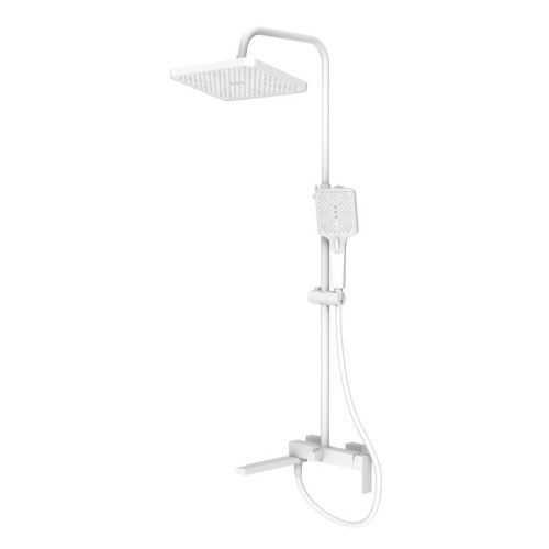 Душевая стойка Knotlor KN-23/WY настенная цвет белый - фото 2