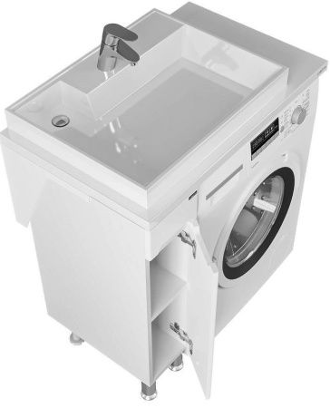 Тумба под раковину СанТа Лондон 224029 20х50 напольная цвет белый